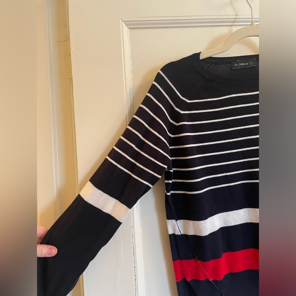 Zara Knit Striped Top - size small - Picture 3 of 8